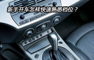 小白开车如何迅速的熟知挡位